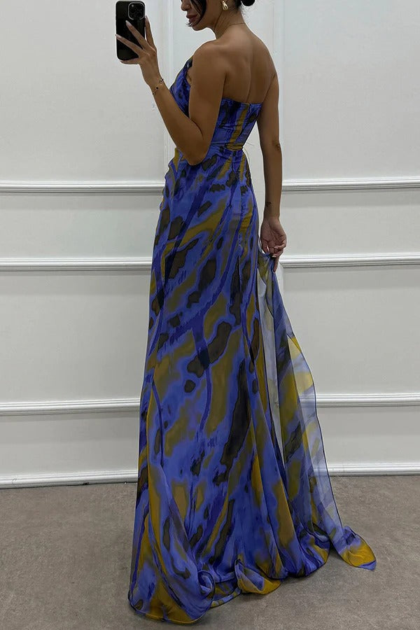 Mia™ | Vestido Drapado Vibrante