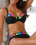 Costume da bagno a due pezzi con sfumature
