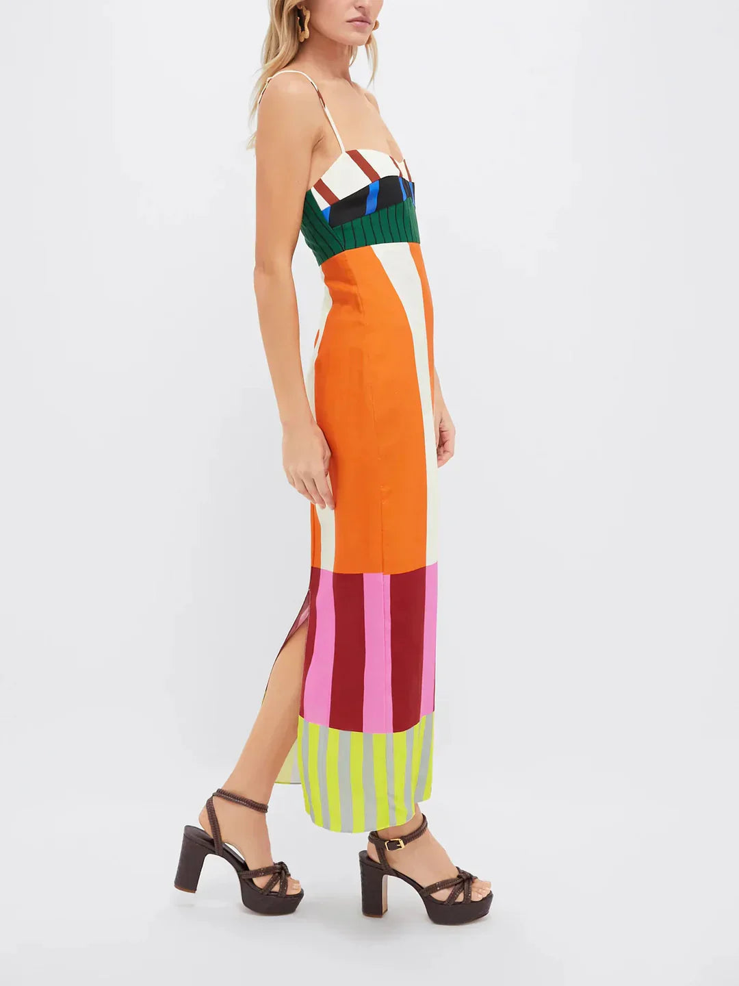 Emilia - Vestido elegante colorido