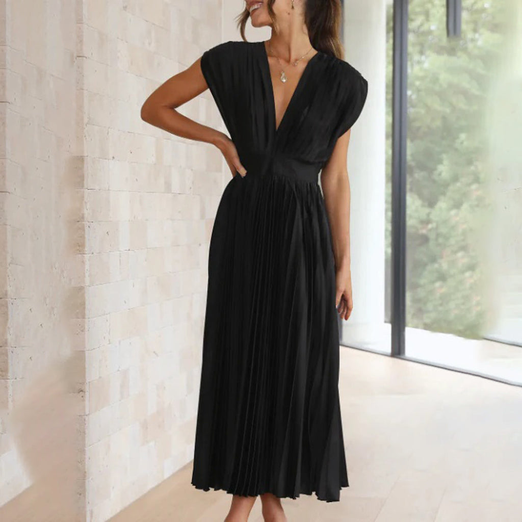 Marni™ | Vestito Midi Plissettato Senza Tempo