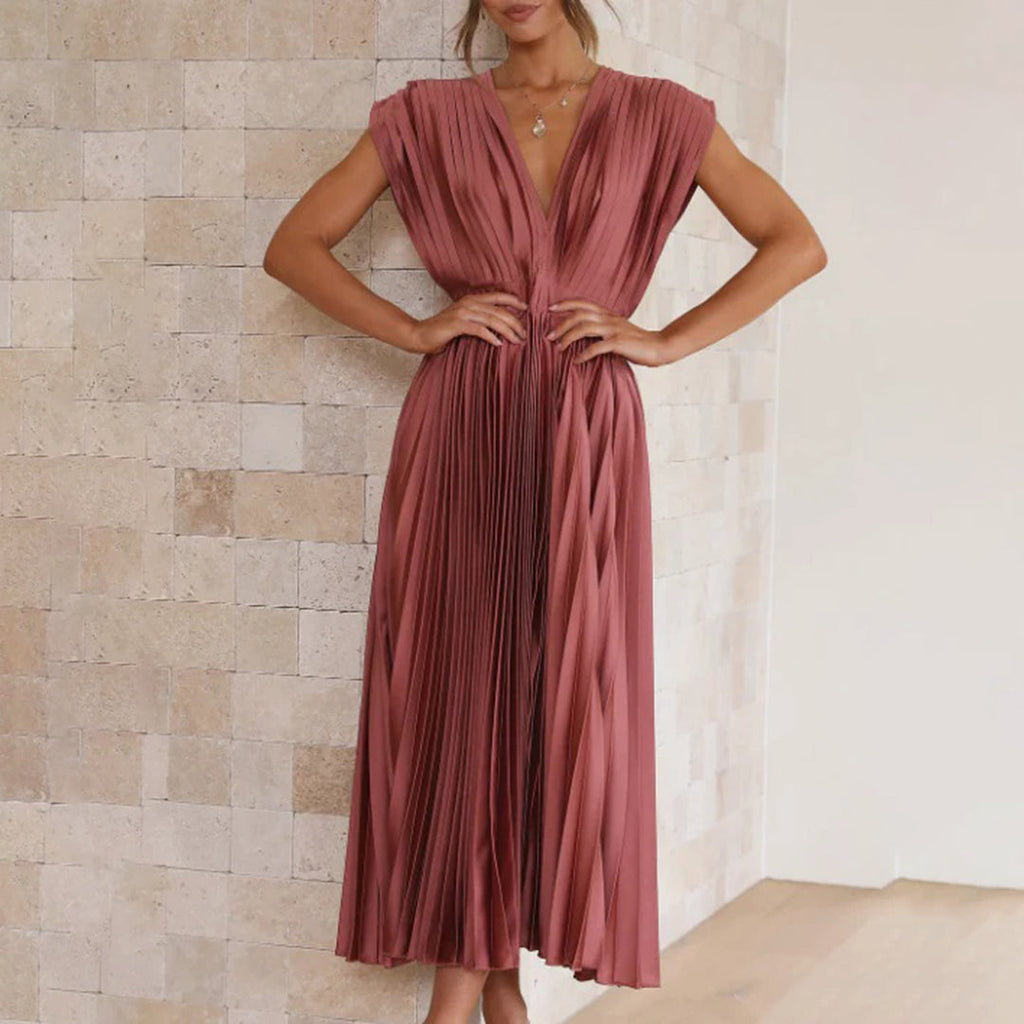 Marni™ | Vestito Midi Plissettato Senza Tempo