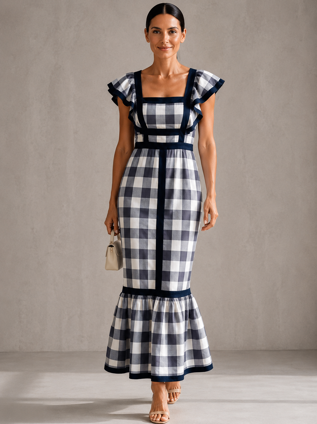 Dianne | Vestido Largo A Rayas