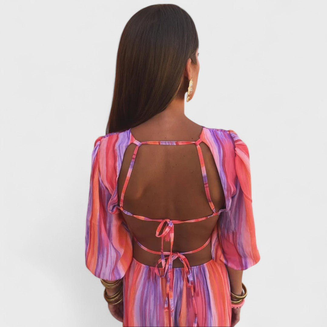 Vivienne | Vestido Maxi Éclat Riviera