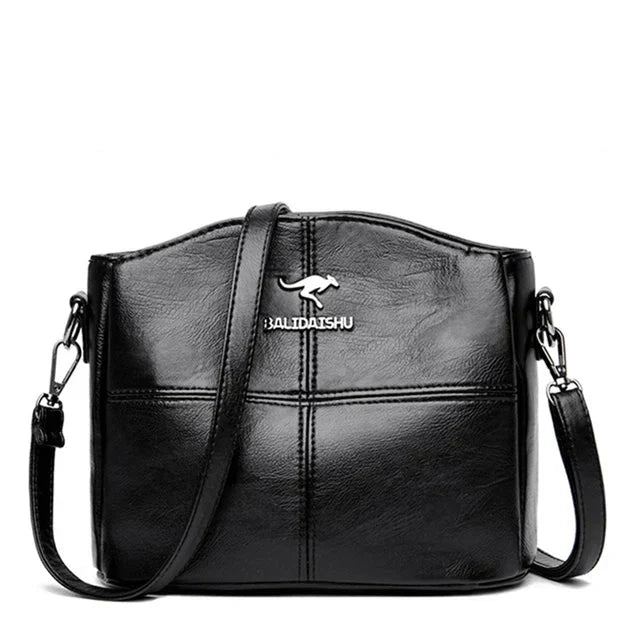 Elegante Borsa Tote e Crossbody in Pelle Ricamata per Donne