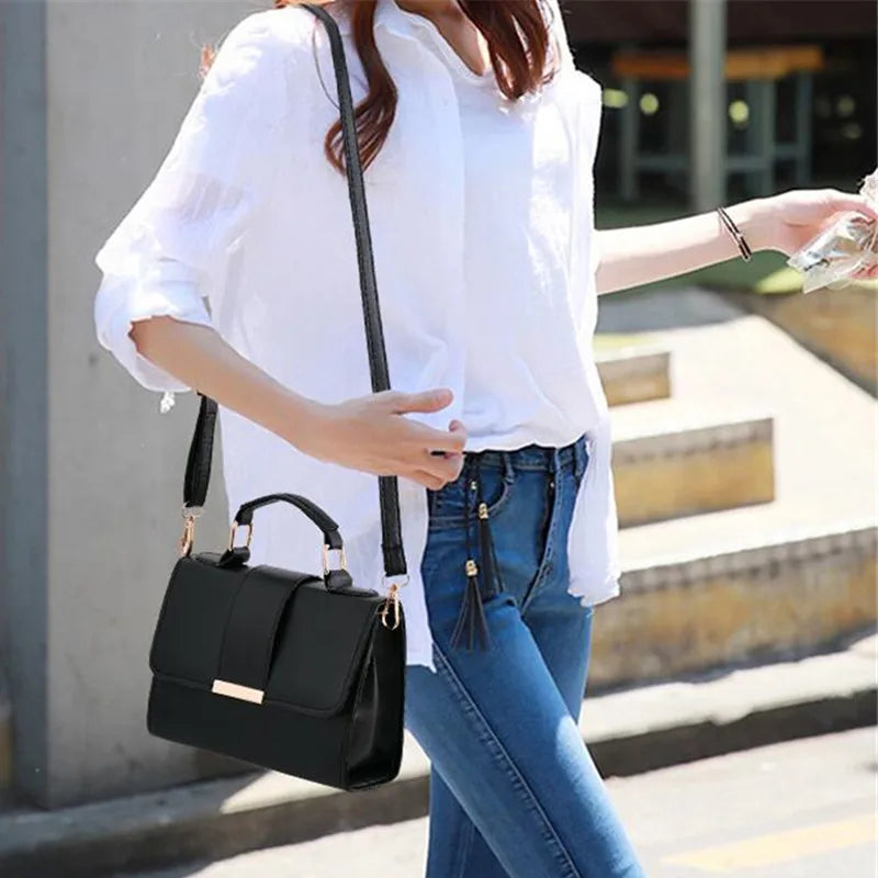 Borsa a Spalla Chic Retro per Donne - Pelle PU di Alta Qualità