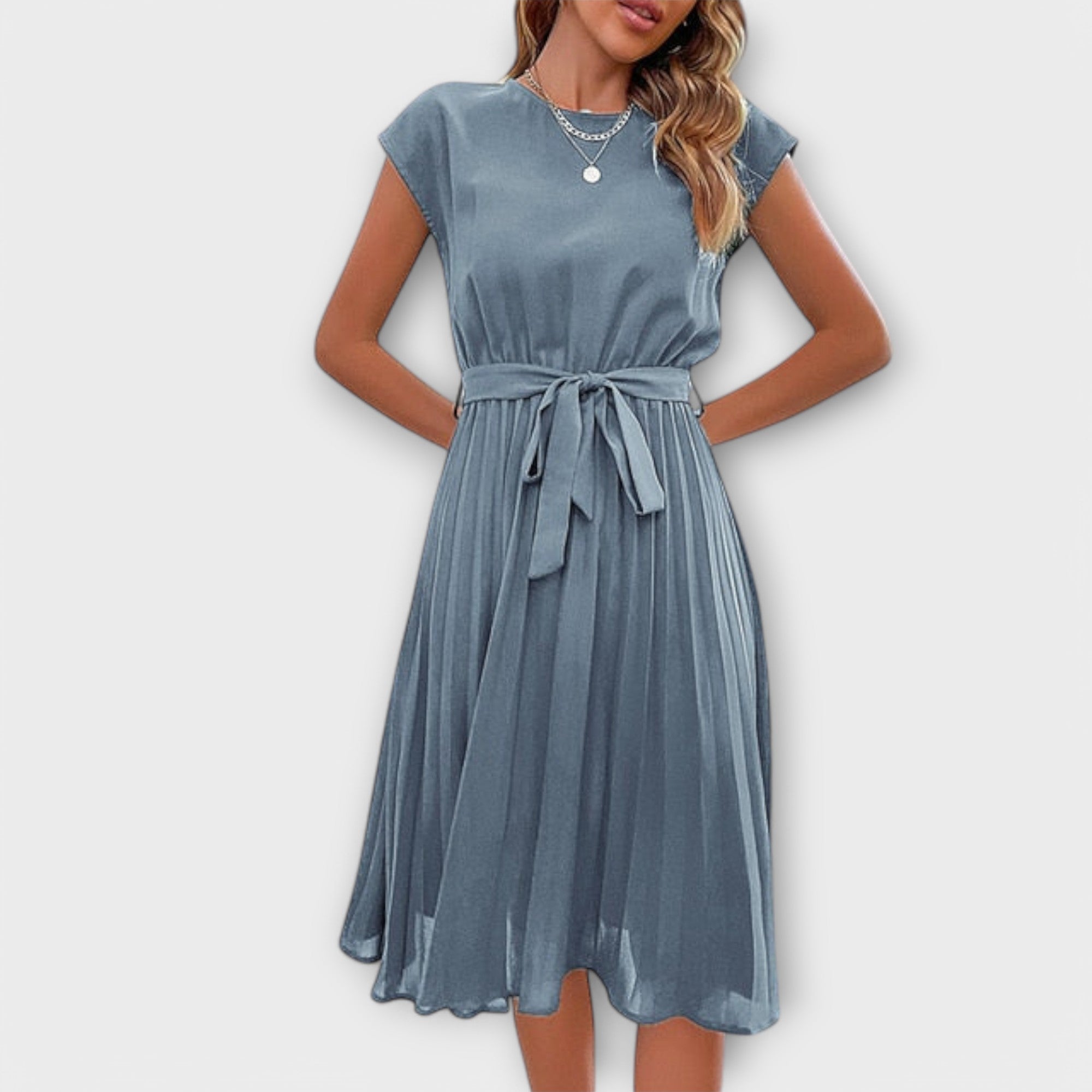 Shira™ | Vestido Midi Plisado de Verano