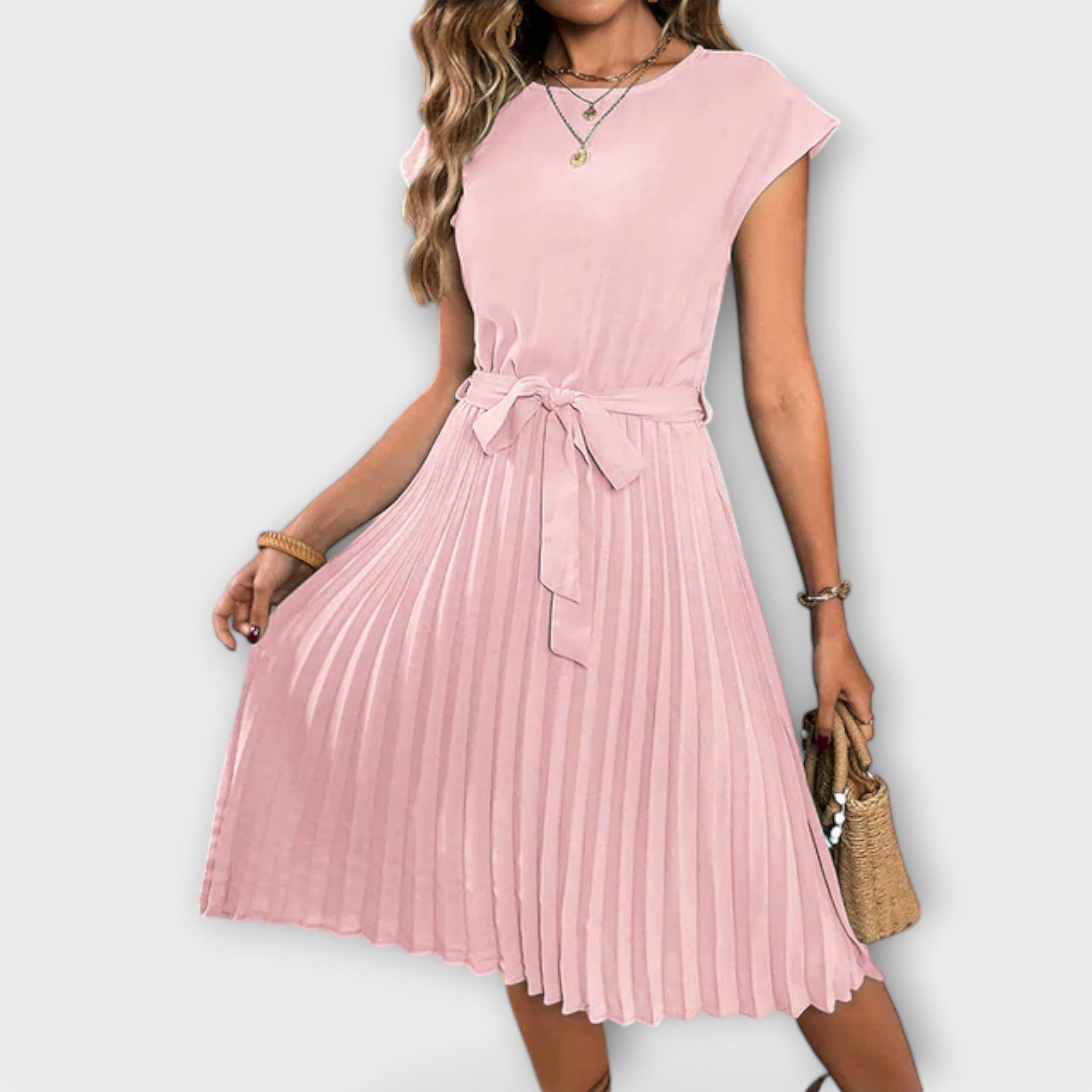 Shira™ | Vestido Midi Plisado de Verano