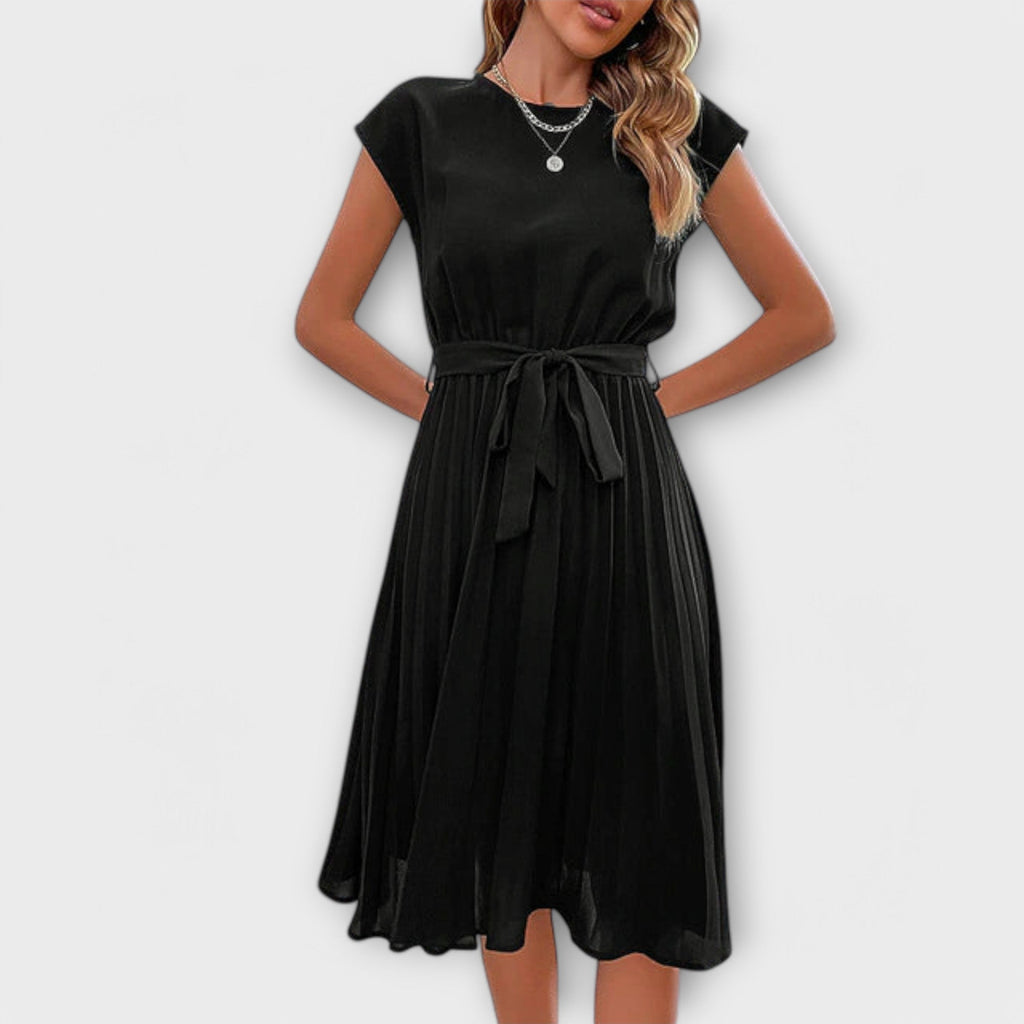 Shira™ | Abito Midi Plissettato Estivo