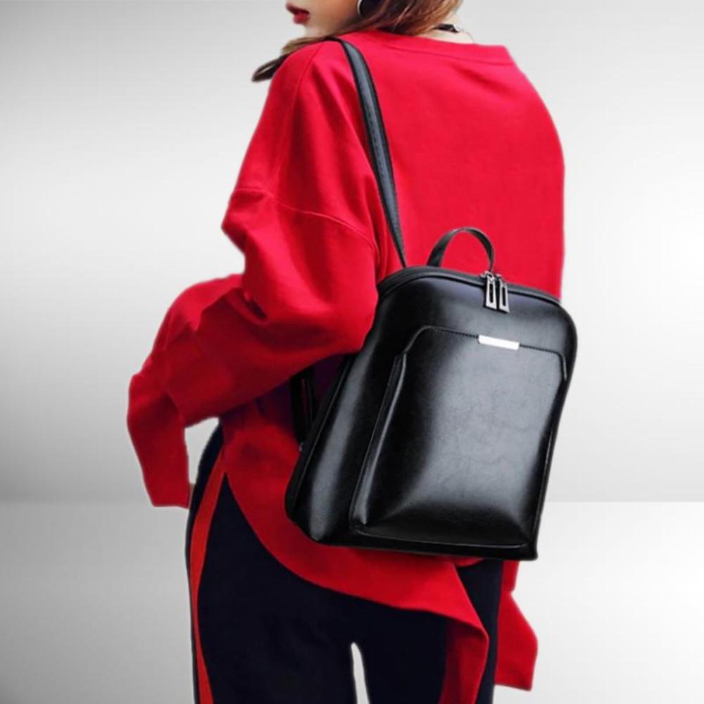 Zaino classico con doppia cerniera – design elegante