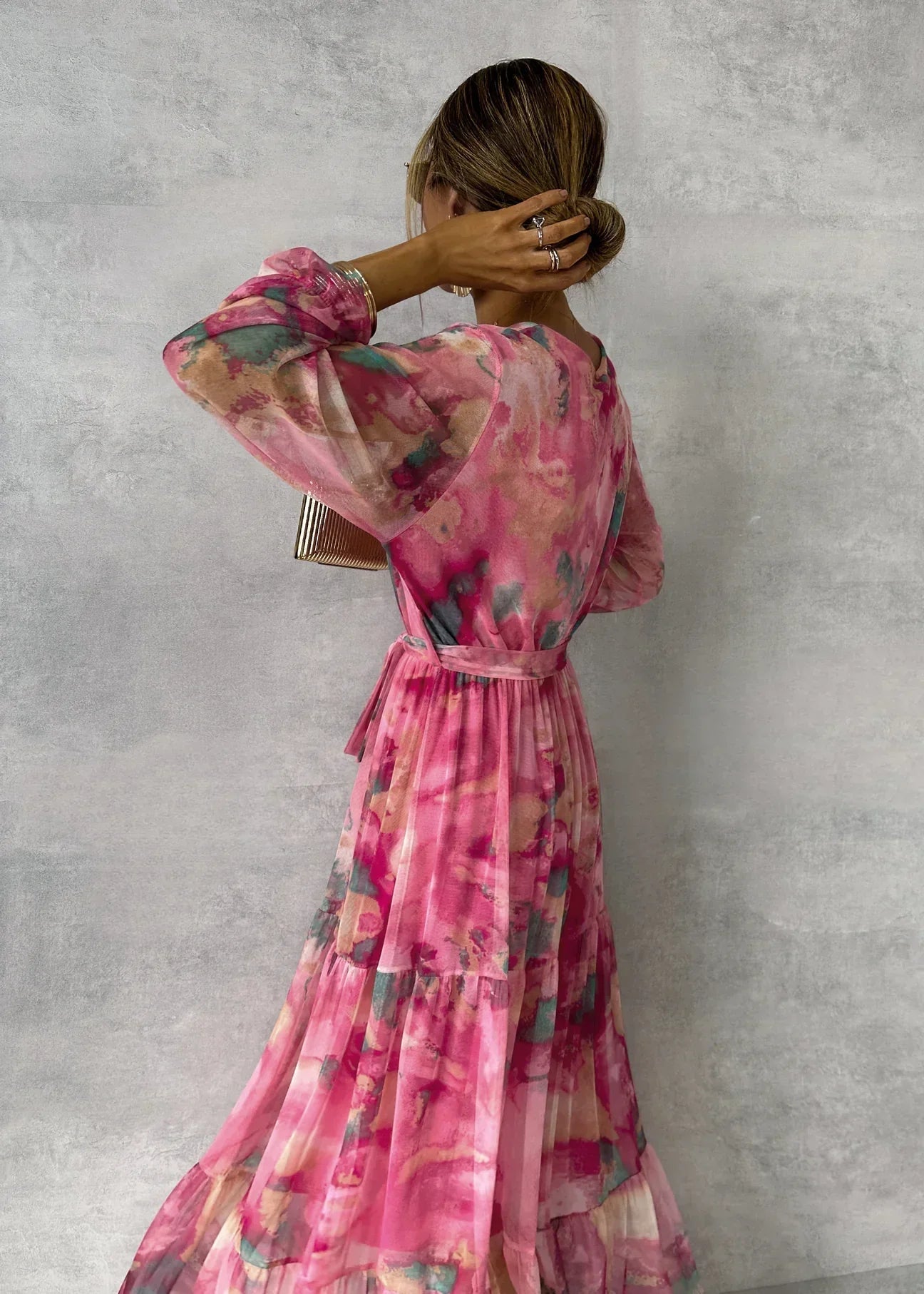 Hazel™ | Vestido cruzado con estampado de flores