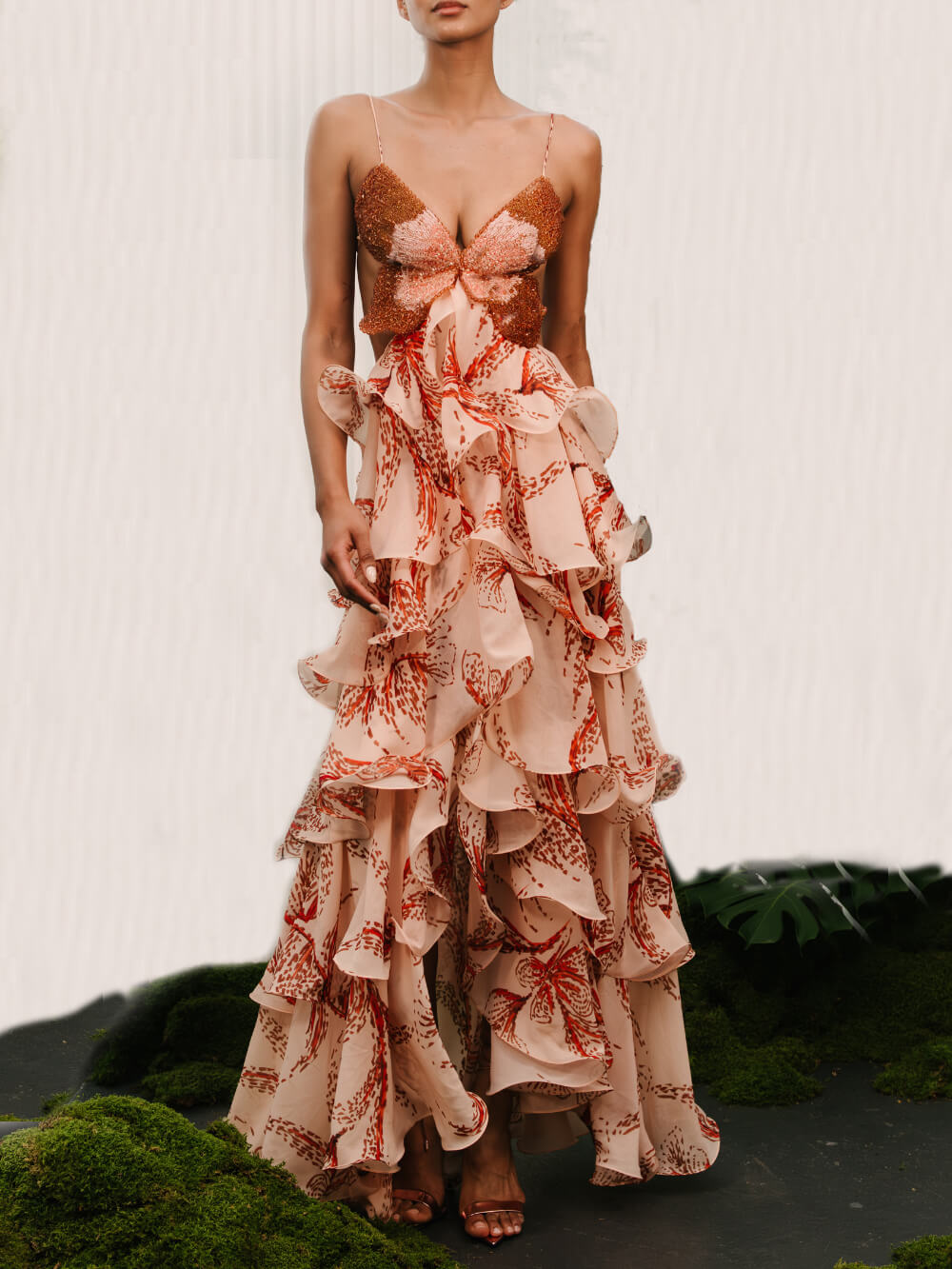 La Scintilla | Abito Maxi Papillon Signature