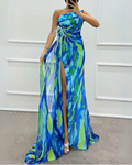 Mia™ | Vestido Drapado Vibrante