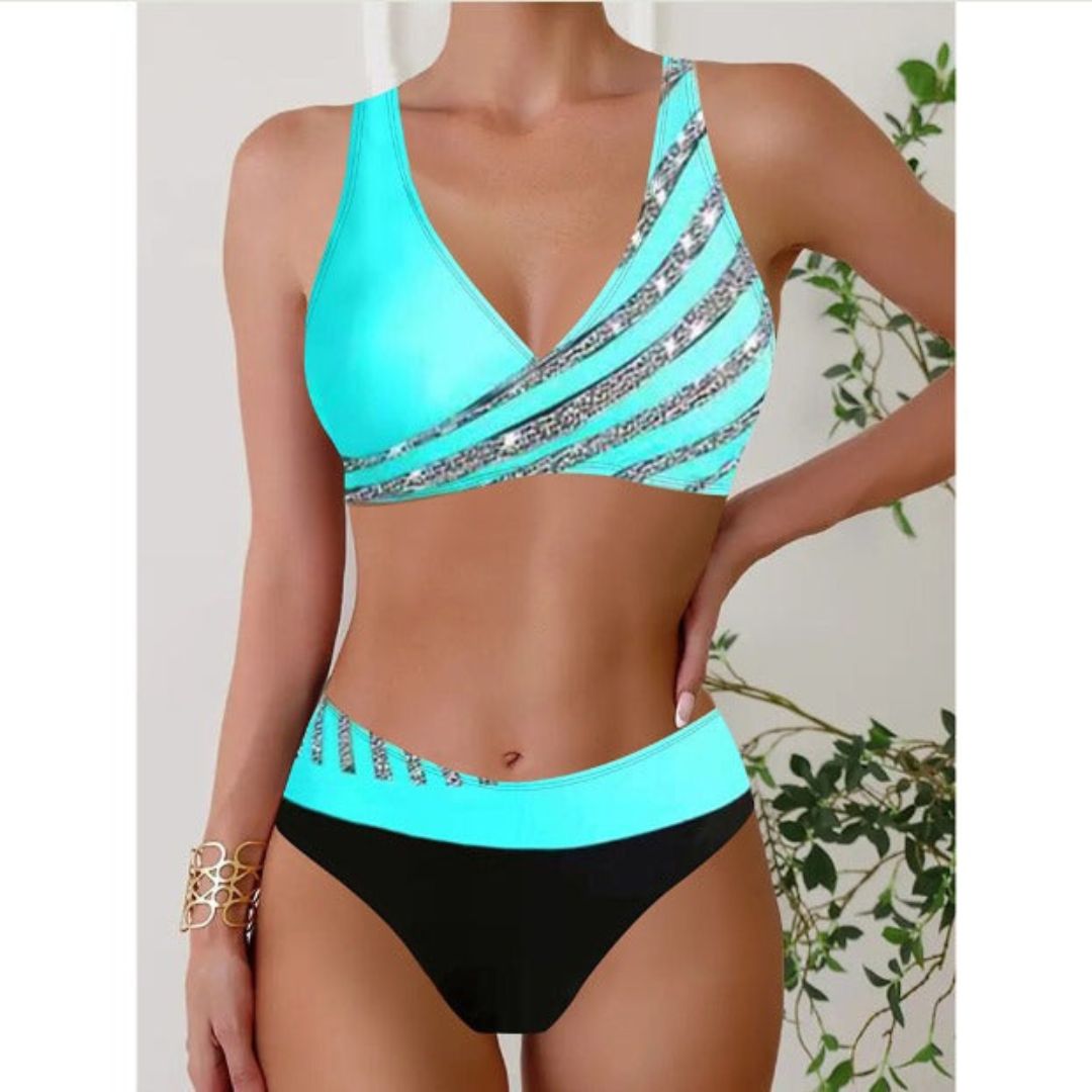 Zoë - Top Halter Stampato