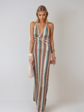 Naama-Lee™ | Abito Maxi Senza Schiena con Scollatura a V