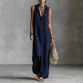 Penelope | Abito Midi Elegante e Casual con Scollatura a V