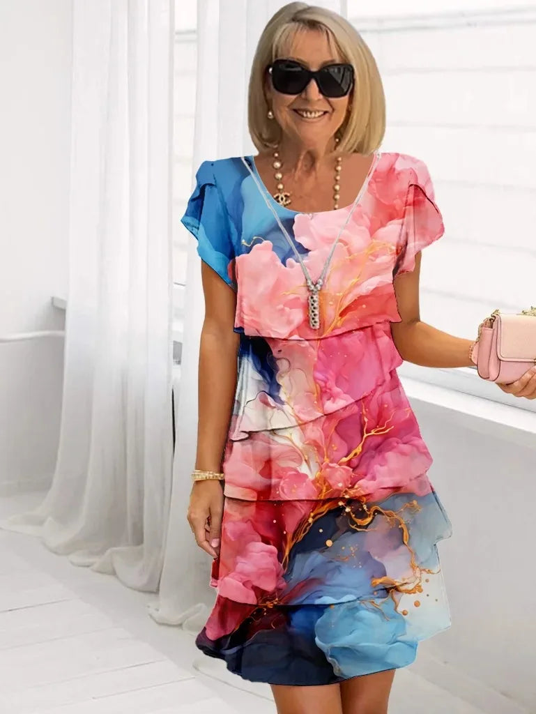 Caroline | Vestito Elegante con Volant
