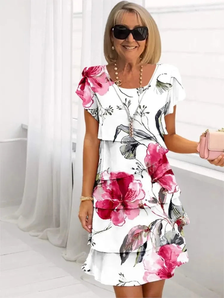 Cynthia | Abito Elegante con Volant