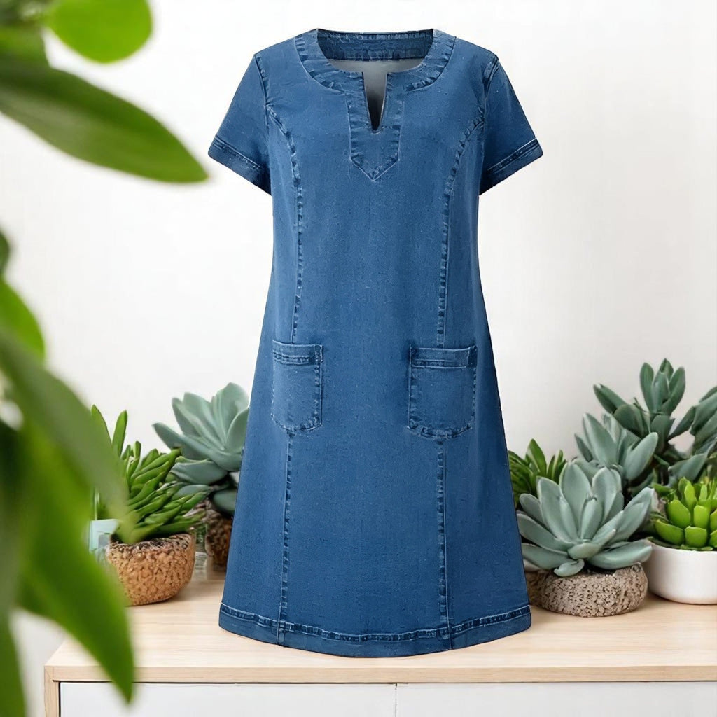 Liz™ | Vestido de Denim Casual