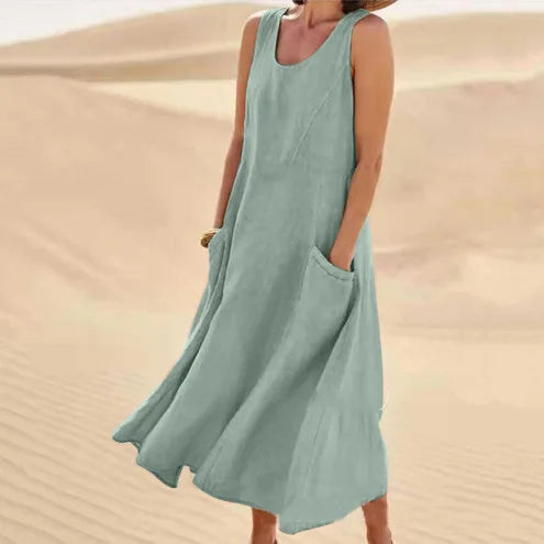 Avenza | Vestido Maxi Confort Natural Chloé