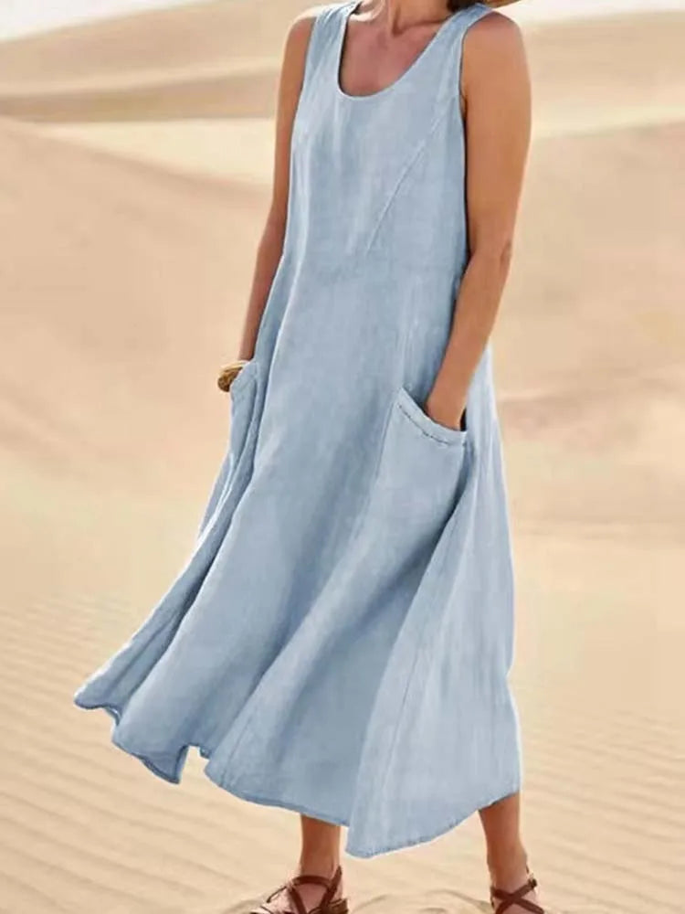 La Scintilla | Abito Maxi Comfort Naturale Chloé