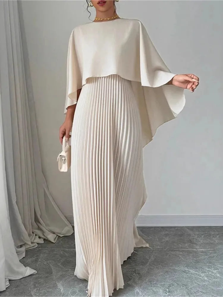 Lilach™ | Vestido con Mangas de Murciélago