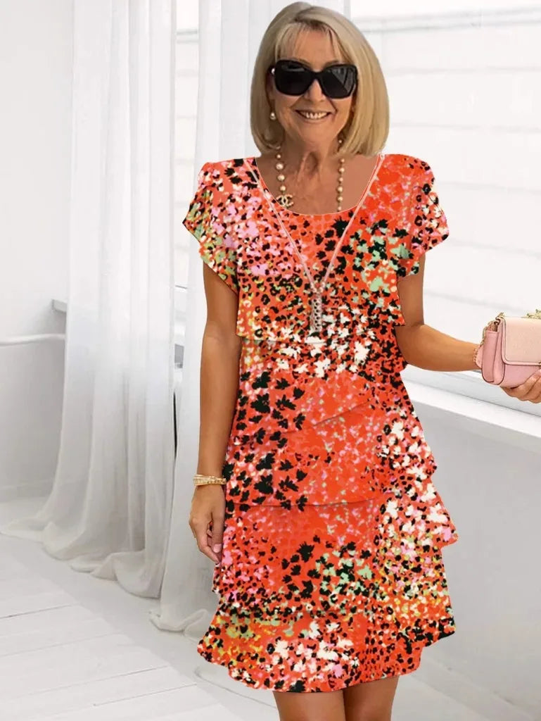 Clarissa | Vestito Elegante con Rouches