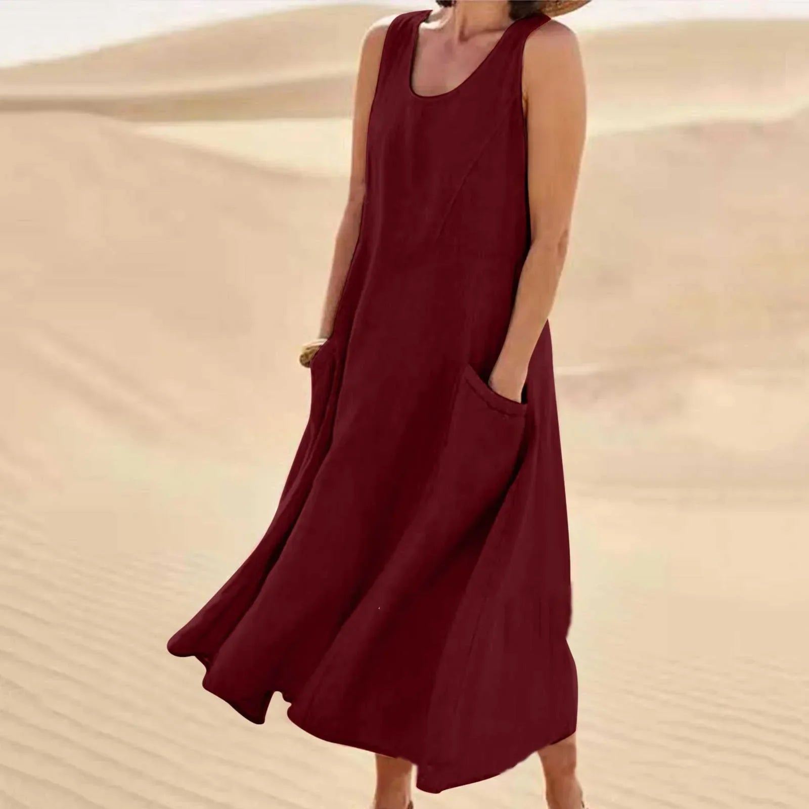 Avenza | Vestido Maxi Confort Natural Chloé