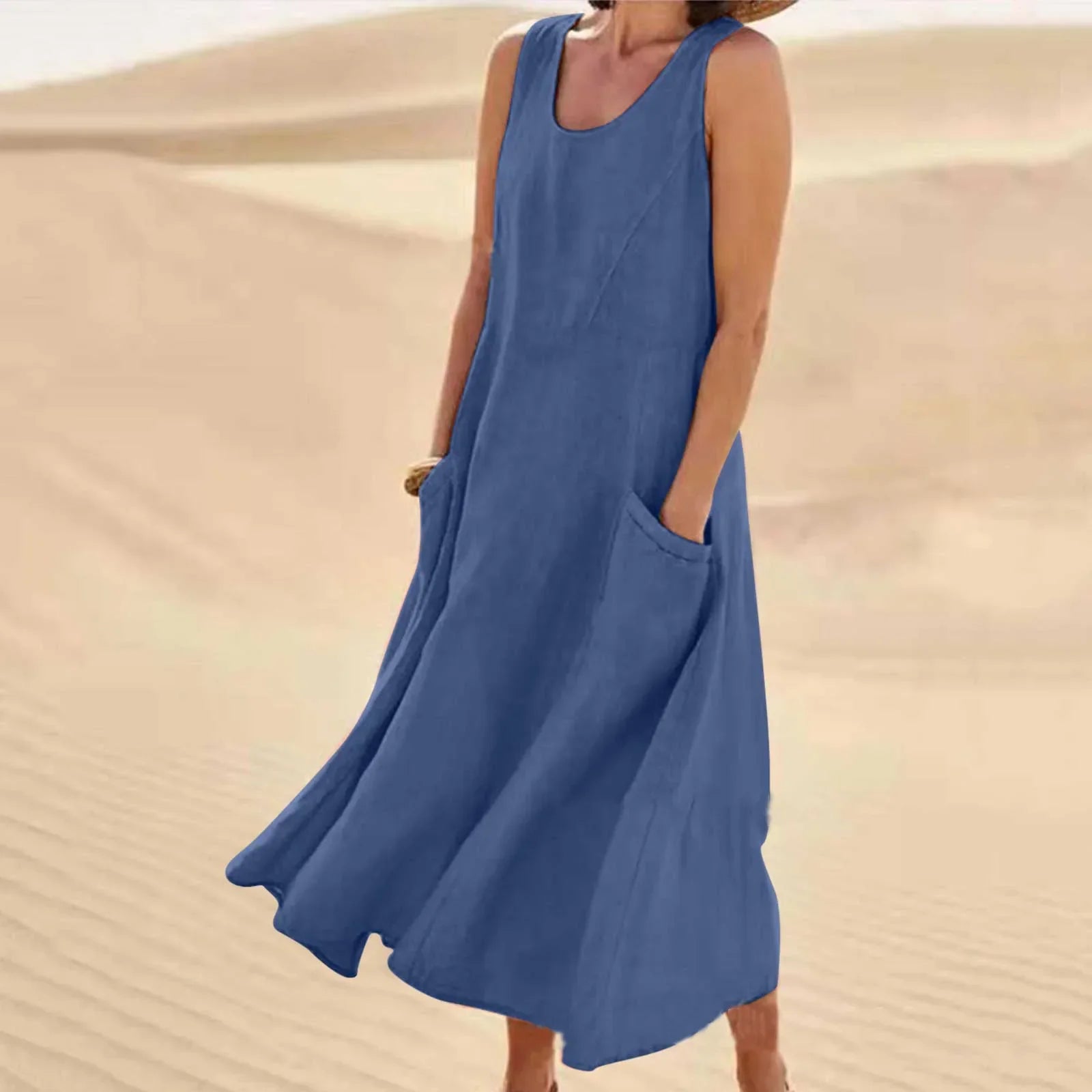 Avenza | Vestido Maxi Confort Natural Chloé