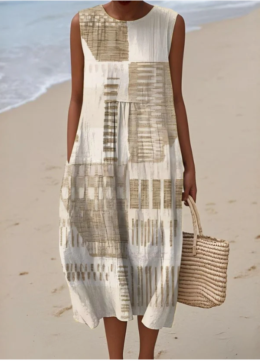 BETH | ABITO MIDI IN COTONE FLOREALE