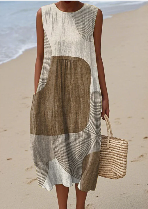BETH | ABITO MIDI IN COTONE FLOREALE