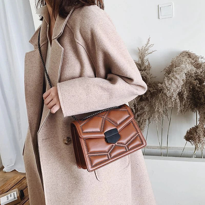 Borsa a Spalla Elegante - Moda in PU Pelle