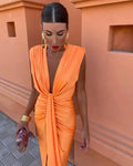 Sophia™ | Abito Plissettato Elegante