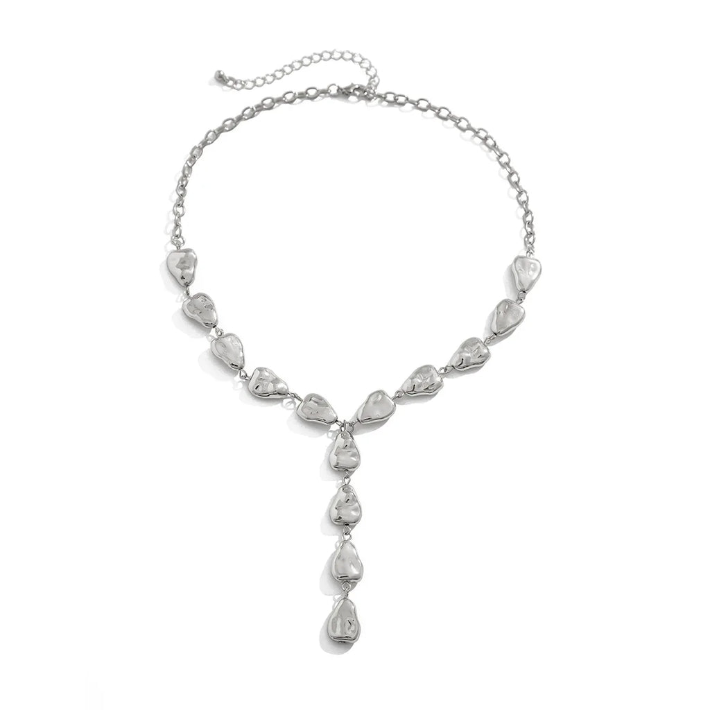 Collana Lariat Ispirata alla Pietra Moderna
