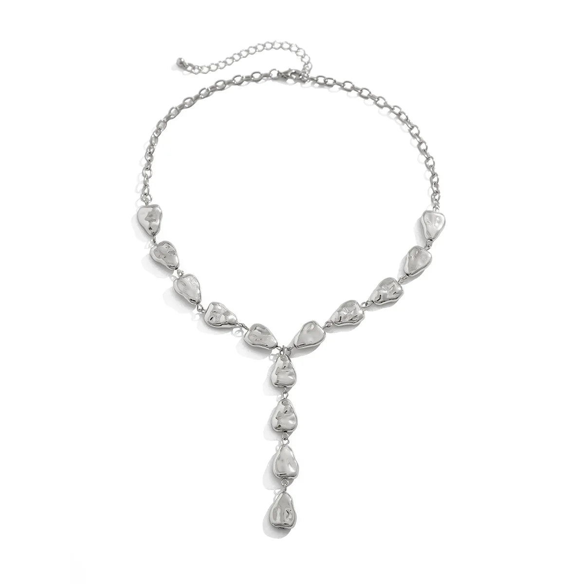 Collana Lariat Ispirata alla Pietra Moderna