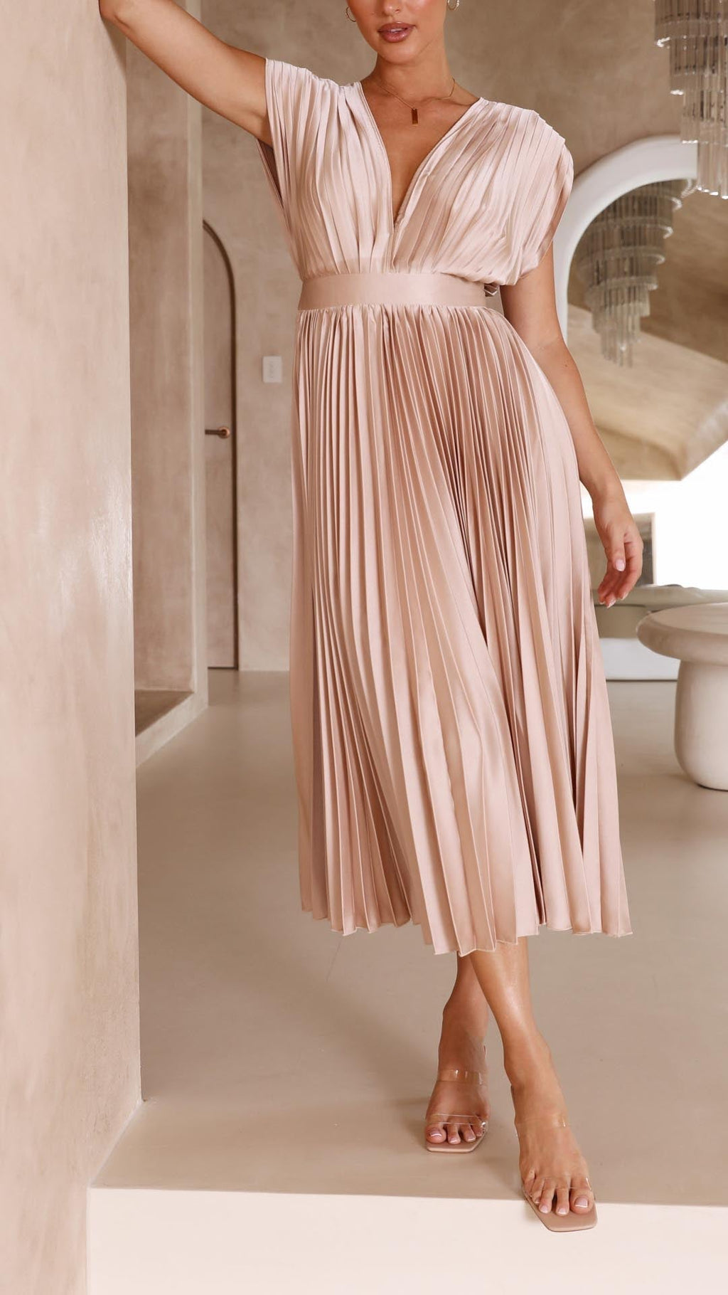 Genevieve | Vestido Elegante con Pliegues