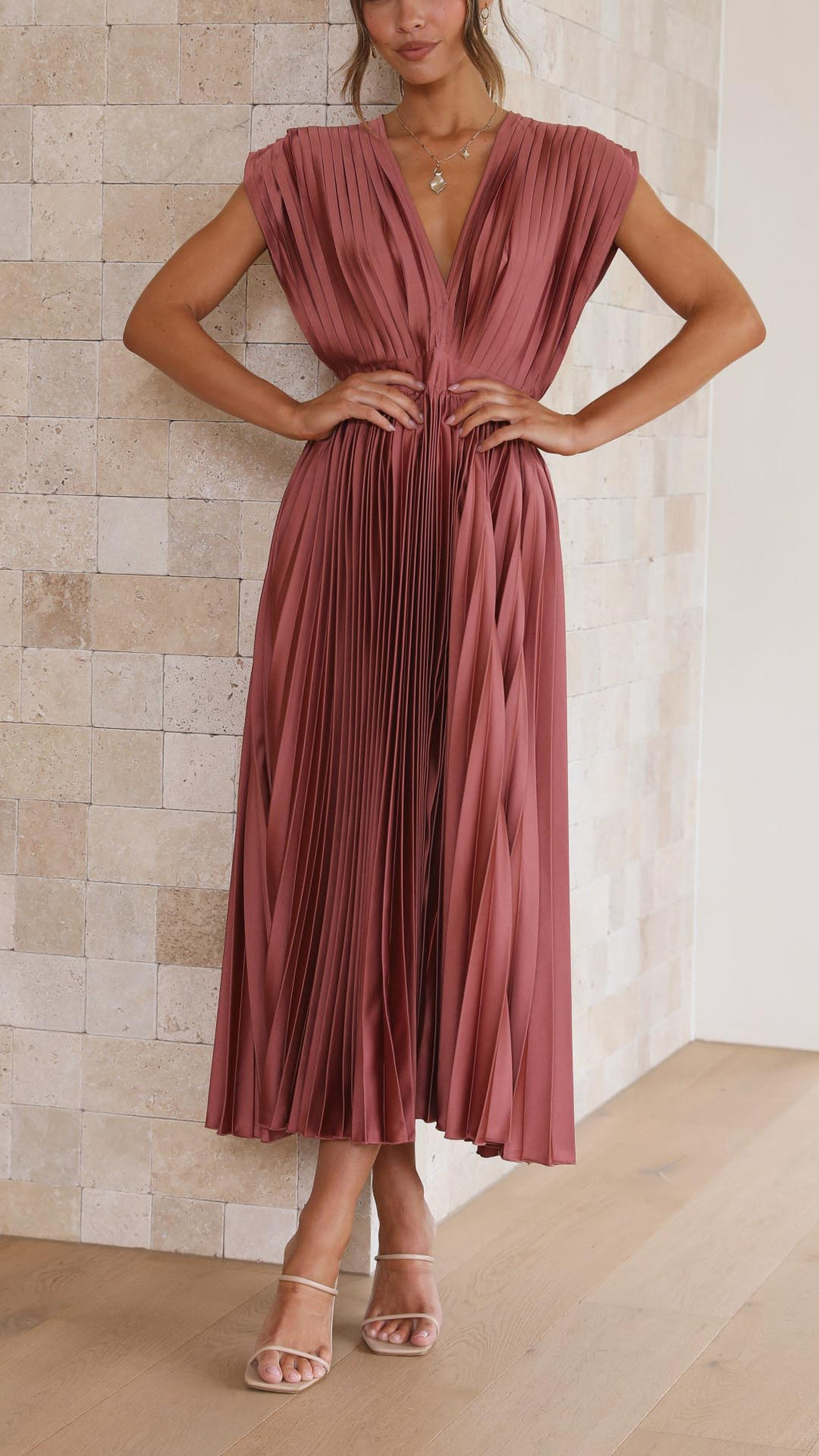 Genevieve | Vestido Elegante con Pliegues