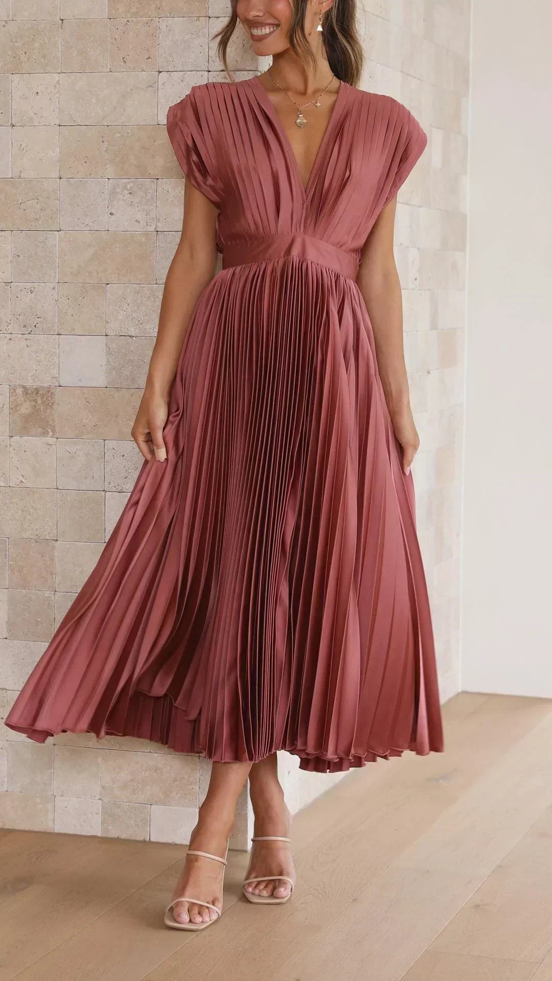 La Scintilla | Abito Elegante Plisettato