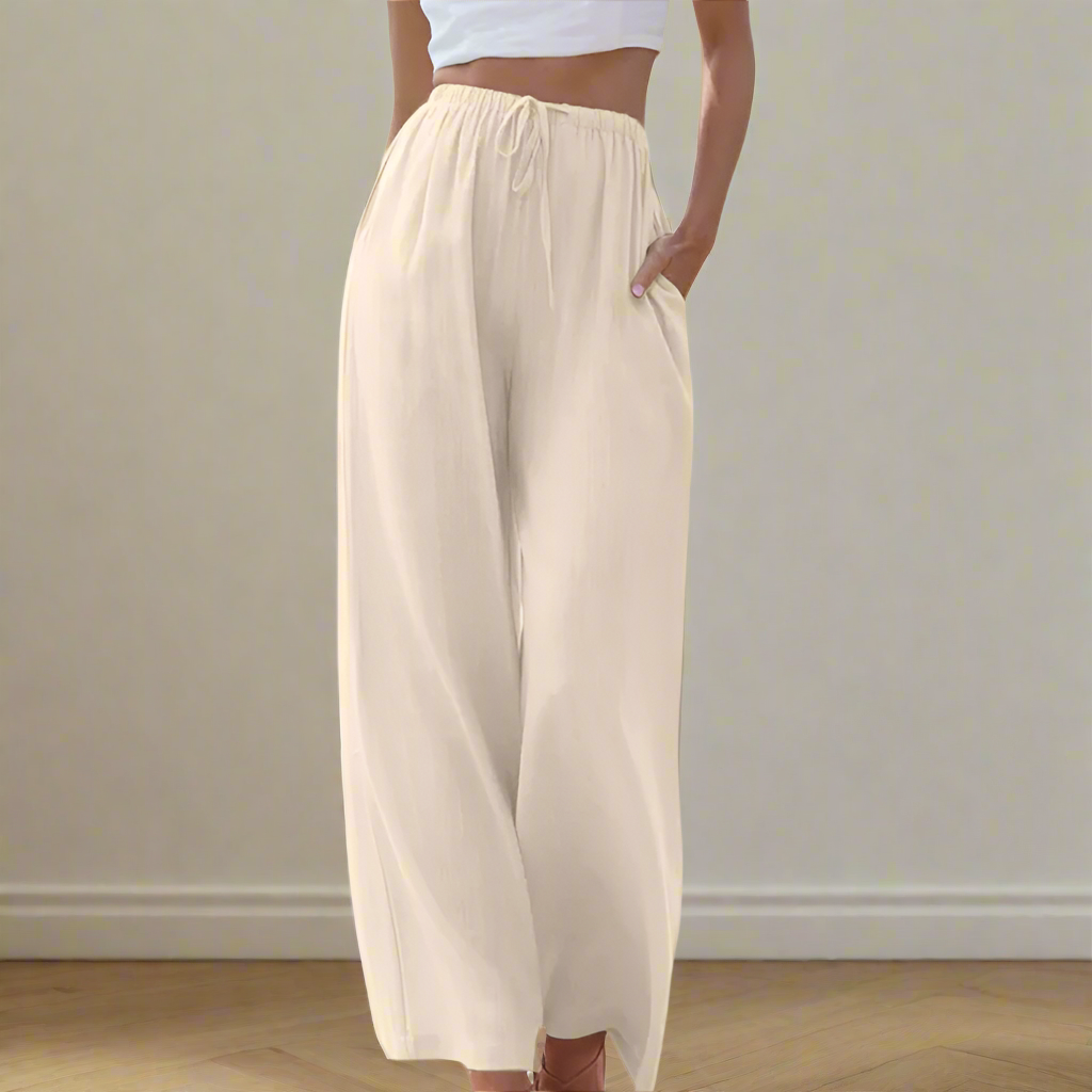 Liam | Pantaloni Estivi a Gamba Larga