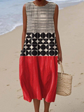 Jane™ | Vestido Midi Colorblock