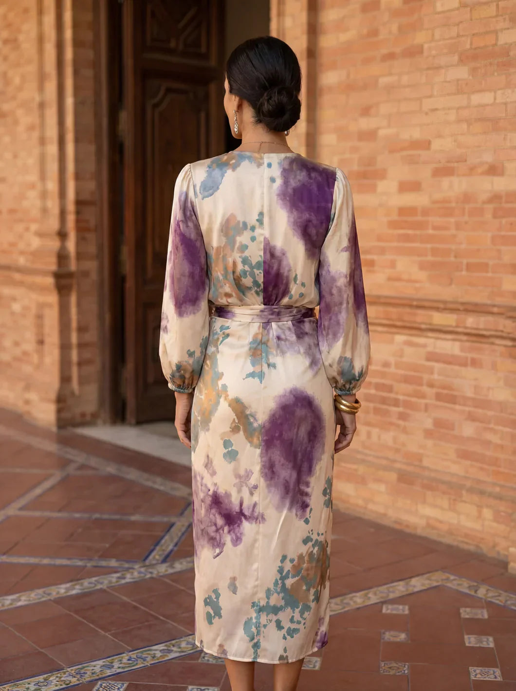 Valeria - Vestido de primavera elegante con escote en V