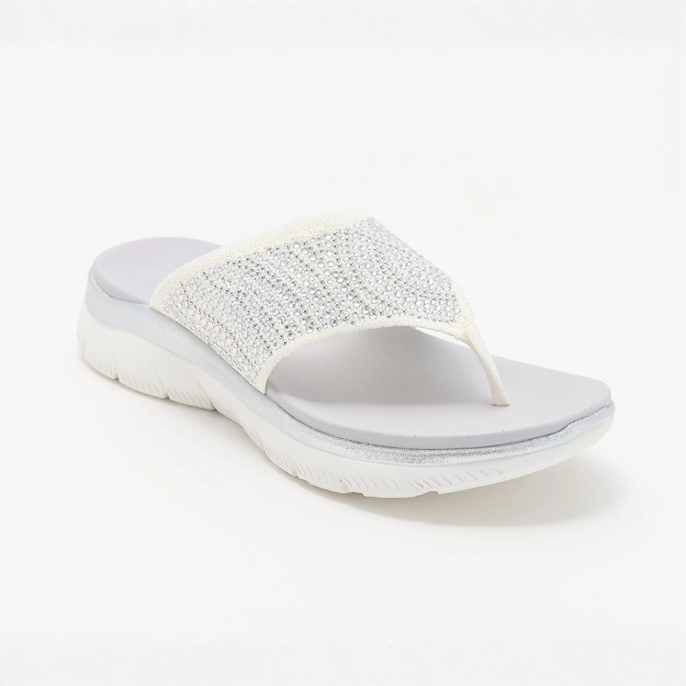 LIORA™ | Sandalias de tiras de malla cristalina, cómodas, para mujer