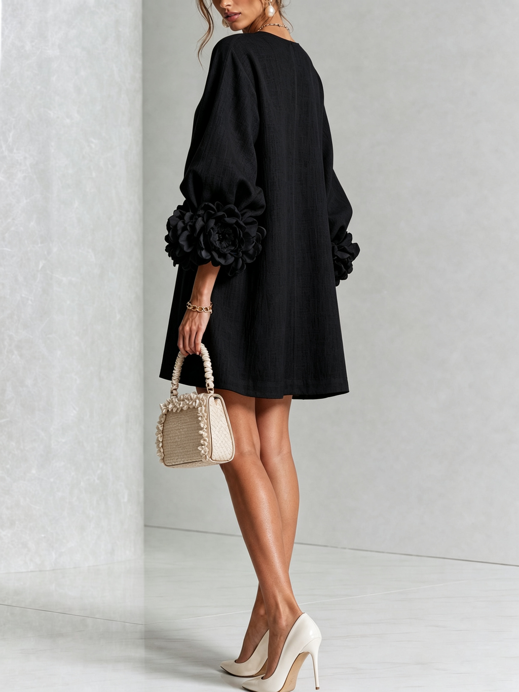Élodie | Robe Florale Boutonnée