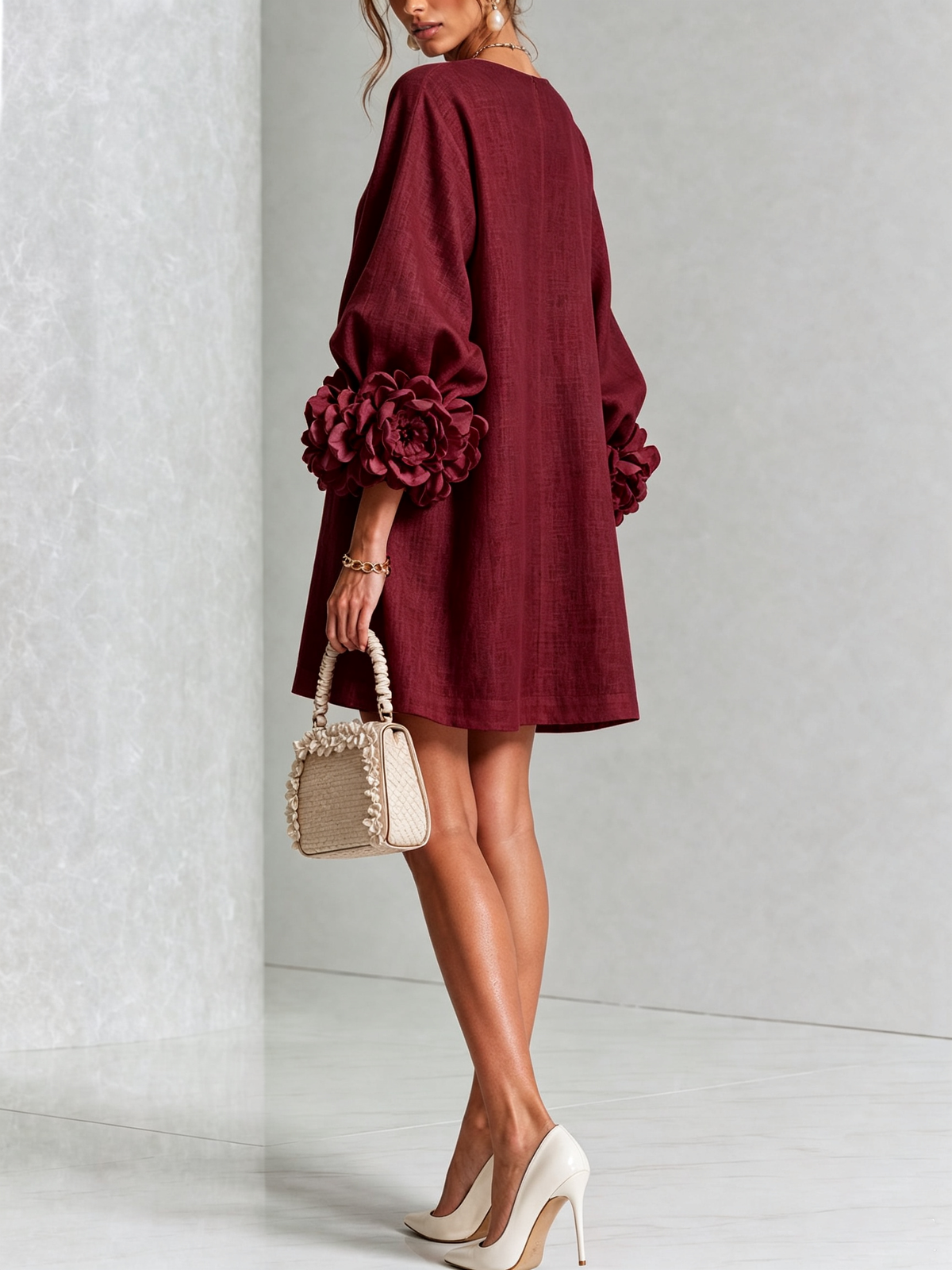 Élodie | Vestido Floral con Botones