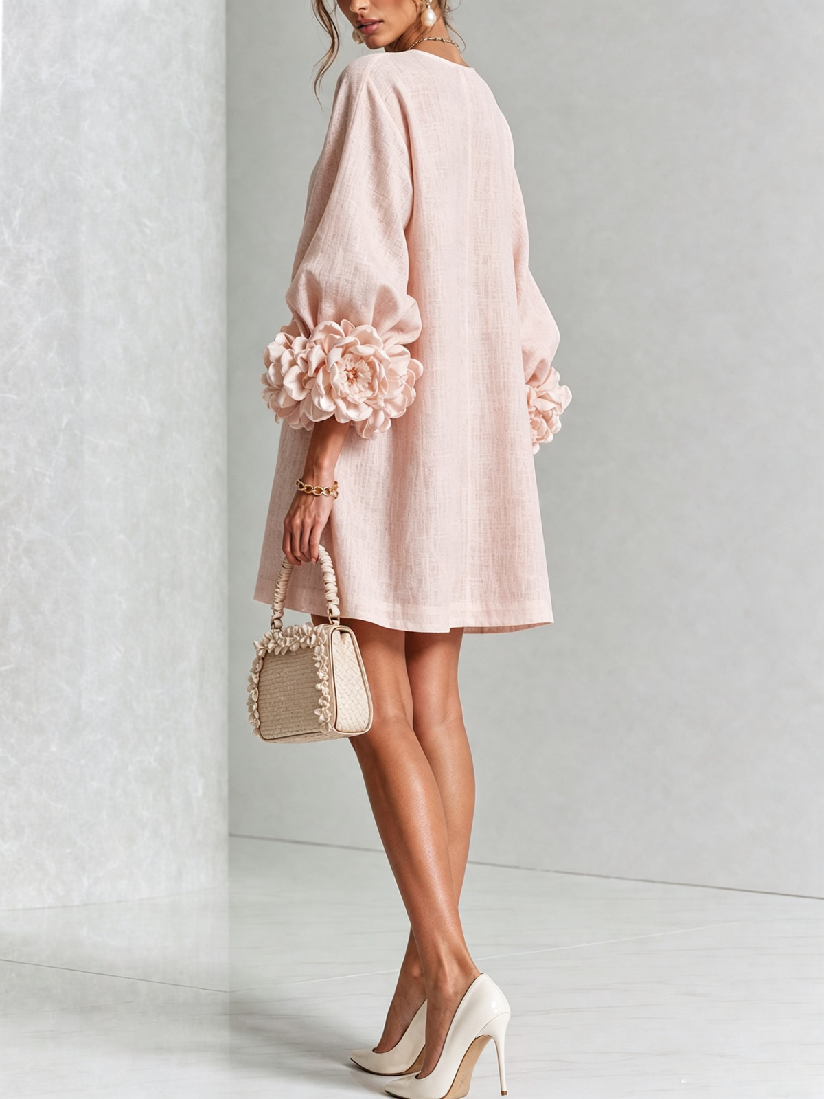 Élodie | Vestido Floral con Botones
