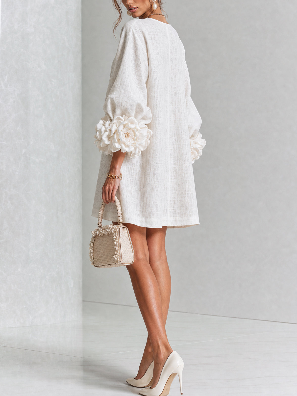 Élodie | Robe Florale Boutonnée