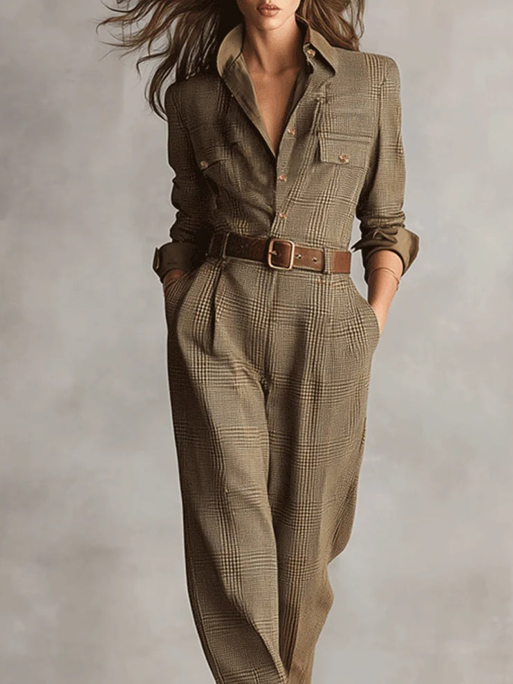 Mirabelle – salopette in tweed per donne