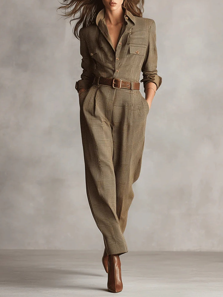 Mirabelle – salopette in tweed per donne
