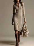 La Scintilla | ABITO PULL COTTONATO BEIGE