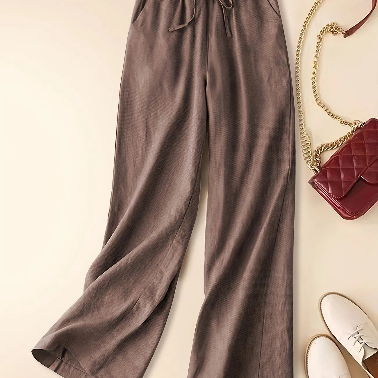 Tina - Pantaloni in Lino Relax