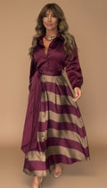 Mila™ | Abito Maxi a Righe